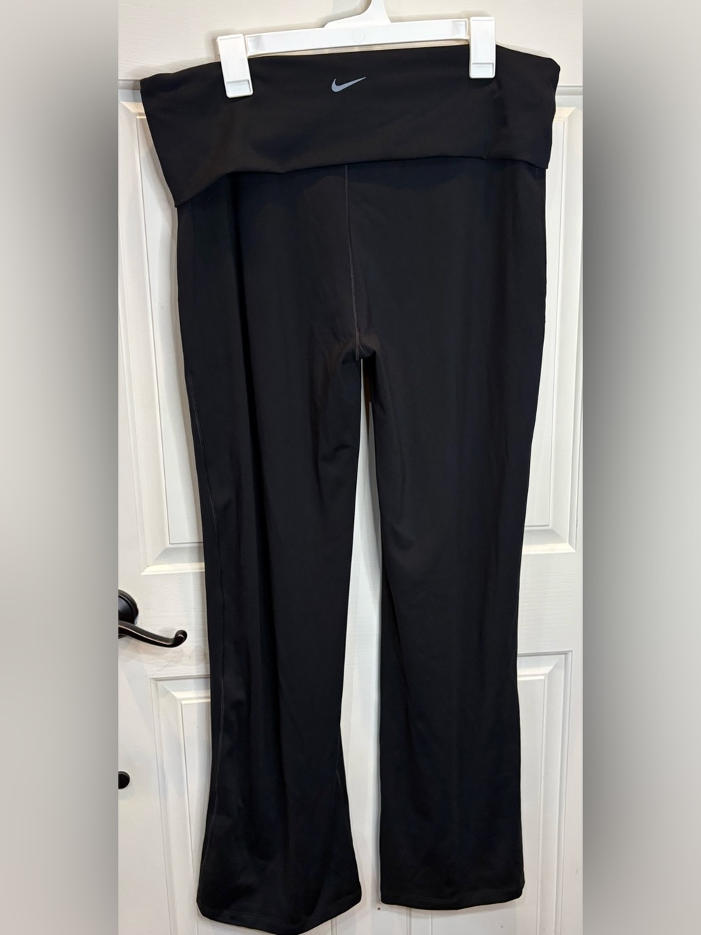 Nike One Dri-FIT Women's High Rise Full Length Training Pants Black XL FV7848